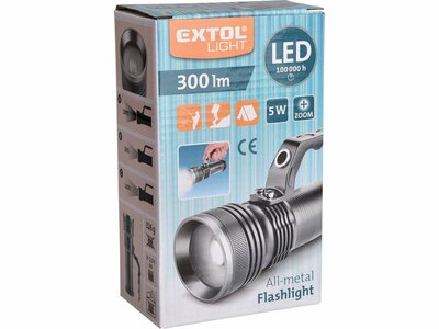 Extol Light svítidlo hliníkové s funkcí Zoom 43150