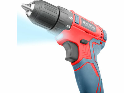 Extol Premium aku vŕtačka 12V, 1x2Ah Li-ion, 8891152