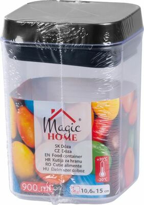 MagicHome dóza so silikónovým tesnením, stohovacia 900ml, 106x106x150mm