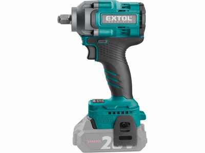 Extol Industrial Share20V aku rázový uťahovák 1/2", bez aku, 500Nm