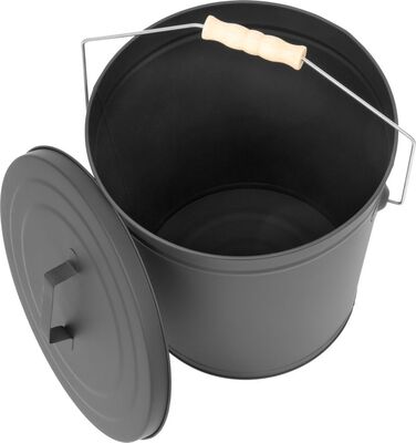 Strend Pro popelnice s víkem 21 litrů, 32,5x33 cm