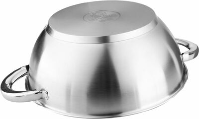 Hrniec Wok MagicHome Chloe, 26 cm, 5 lit., so sklenenou pokrievkou, nerez