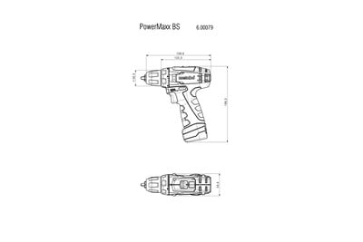 Metabo PowerMaxx BS aku skrutkovač 12V 1x2,0Ah aku 600079500