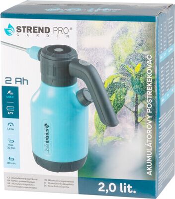 Strend Pro Garden akumulátorový postrekovač 2 litre, 3,7V 1x2,0Ah aku