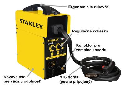 Stanley MIG 120 zváračka MIG/MOG, 100A