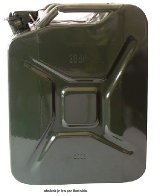 Kanister plechový na PHM 10 litrov