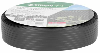 Strend Pro EUROSTANDARD, krycia páska na plotové panely 4,75cm, L-35 m, antracit