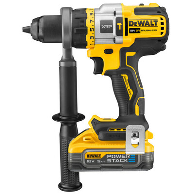 DeWalt aku vrtačka 3-rýchlostná 18V 2x5,0Ah aku Powerstack DCD999H2T