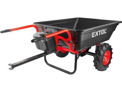 Extol Premium aku vozík dvoukolový, 1x 40V/6Ah, 225l, max. 400kg, 8891592
