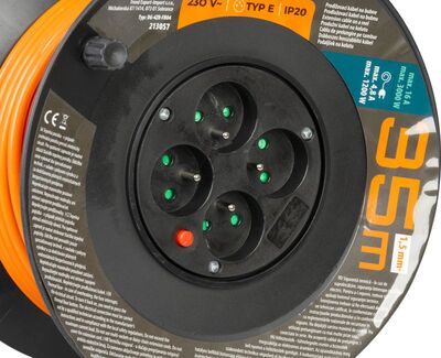 Strend Pro prodlužovací kabel na bubnu 35m 213057