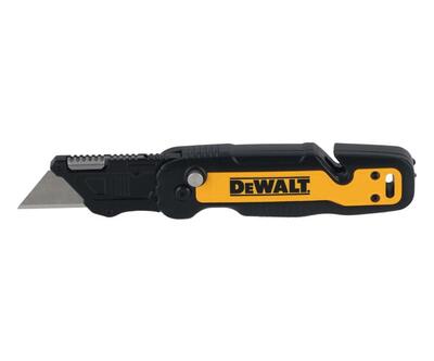 DeWalt sklápací nôž s pevnou čepeľou a zásobníkom DWHT10992-0