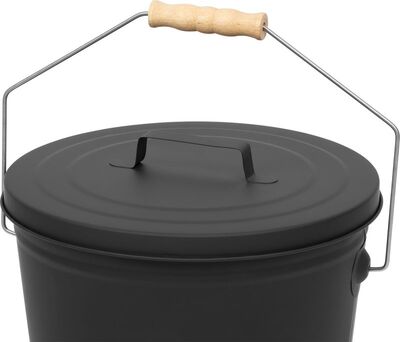 Strend Pro popelnice s víkem 21 litrů, 32,5x33 cm