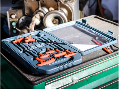 Extol Premium imbusové klíče v kufříku, 9ks sada 2-10mm 8819301