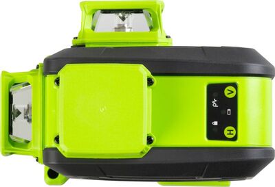 Strend Pro Industrial krížový laser zelený s diaľkovým ovládaním, 4x360°, 258200