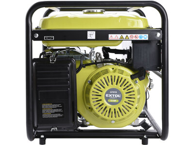Extol Craft elektrocentrála rámová benzínová, 1F, 5,5kW/230V, 421010