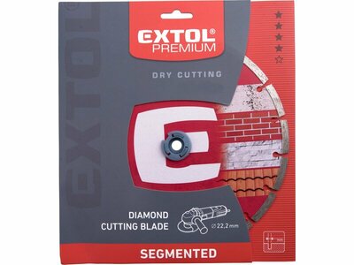 Extol Premium kotúč rezný diamantový 180x22,2mm segmentový 108714