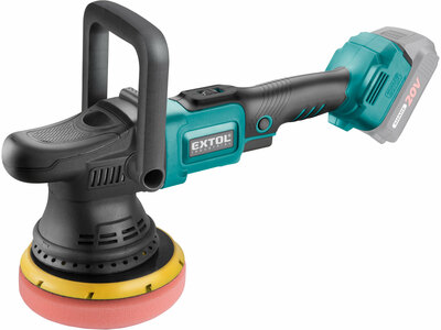 Extol Industrial Share20V, aku orbitálna leštička 150mm, bez aku 8791845