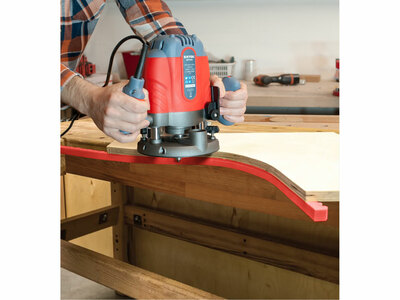 Extol Premium šablóna na frézovanie kontúr, 200cm, šírka 18mm, 8802140