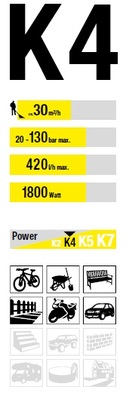 Kärcher K 4 Home T250 vysokotlakový čistič 1.180-158.0