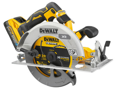 DeWalt DCS573H2T aku okružná píla 190mm, 18V 2x 5,0Ah aku Powerstack