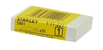 Stanley plátek skalpelových (50ks) 1-11-221