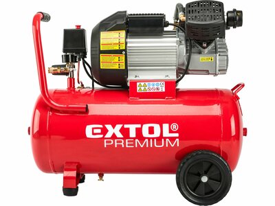 Extol Premium kompresor olejový dvojvalcový, príkon 2,2kW, 8bar 8895320
