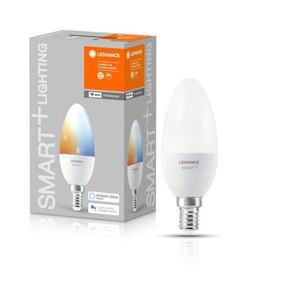 Ledvance® žiarovka SMART+ WIFI 040 stmievateľná, 5W, E14, 2700K-6500K