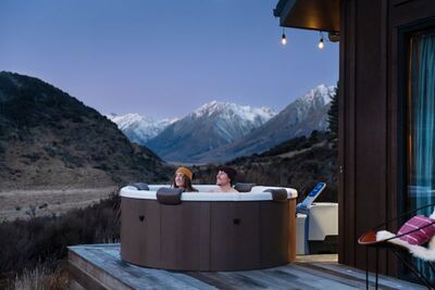 MSpa Frame Rova vírívka pre 6 osôb s LED osvetlením, 970 lit., 182x70 cm