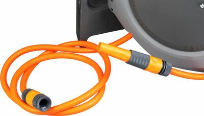 Strend Pro Premium automatický navíjač na stenu so záhradnou hadicou 1/2", 35+2 m