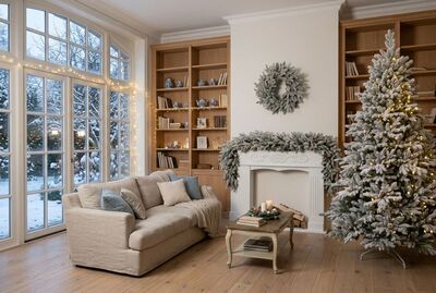MagicHome vánoční stromeček Frosty, zasněžený, 3D+2D, extra hustý, 150 cm
