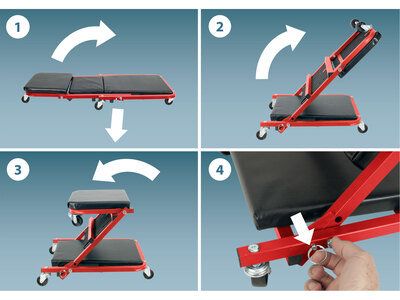 Extol Premium ležadlo dielenské kovové, max. 150kg, 8863302