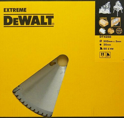 DeWalt pílový kotúč na hliník 305x30mm 80 zubov DT4288