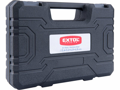 Extol Premium nadstavec na nitovanie trhacích nitov 2,4-4,8mm, pre aku vŕtačku, 8813752