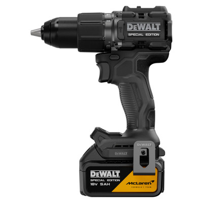 DeWalt McLaren DCD86MP2KT aku príklepová vŕtačka 18V, 2x5,0Ah aku
