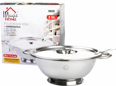 Mísa MagicHome, polévková s naběračkou, 3,0 lit