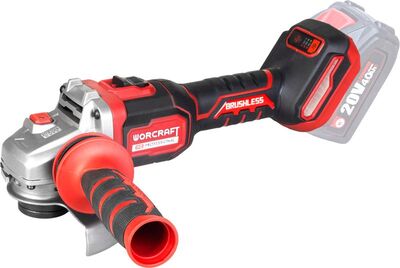 Worcraft CAG-S20LiBM ShareSYS aku uhlová brúska s reguláciou otáčok 125 mm, 20V bez aku