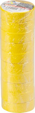Strend Pro izolačná lepiaca páska, žltá 19mm, L-10m, 10ks
