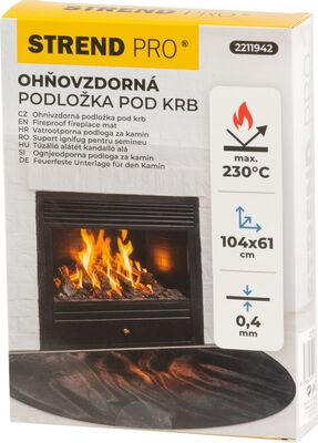Podložka pod krb Strend Pro, max 230°C, 104x61x0,04 cm