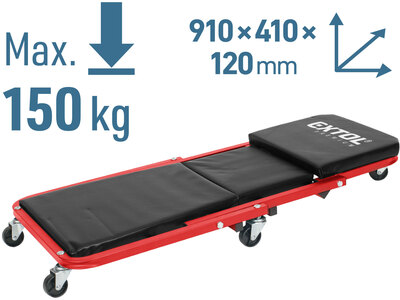 Extol Premium ležadlo dielenské kovové, max. 150kg, 8863302