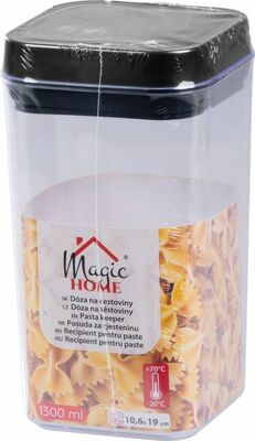 MagicHome dóza so silikónovým tesnením, stohovacia 1300ml, 106x106x190mm