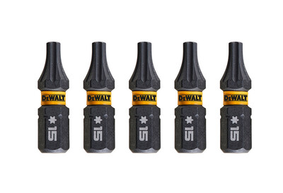 DeWalt DT7380T Impact Torsion nástavce pre rázové uťahovače Torx T15 25mm 5ks