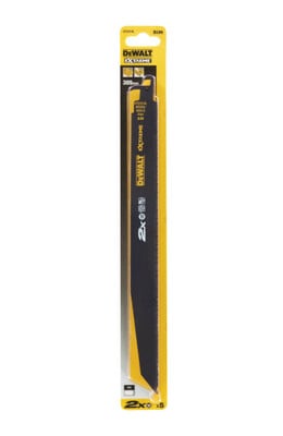 DeWalt bimetalový pílový list na drevo a drevo s klincami pre mečové píly 305mm, 5ks DT2314L