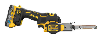 DeWalt DCM200E2T aku prstová brúska 2x1,7Ah aku Powerstack