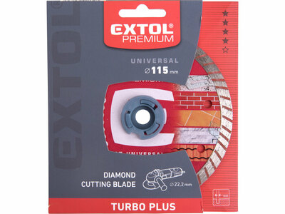 Extol Premium rezný kotúč diamantový Turbo plus 115mm 8803031