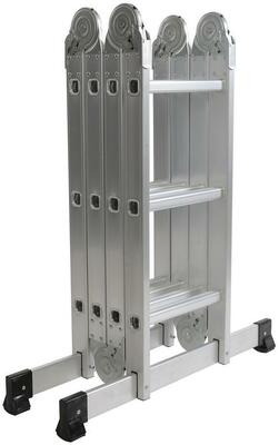 Strend Pro ML103 hliníkový rebrík s plošinou kĺbový 4x3