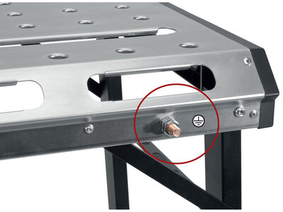 Fortum zvárací stôl skladací, max. 454kg, 107x53cm, výška 70-93cm, 4759970