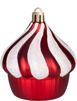 MagicHome vianočné gule na stromček, červené, mix 47 ks