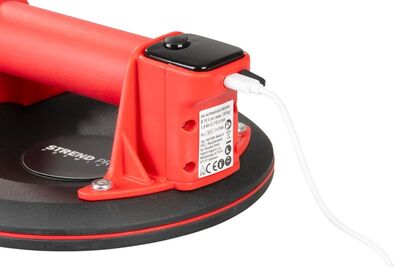 Strend Pro Premium aku prísavka na podlahu/dlažbu/sklo, 3,7V 1,8 Ah, 130kg