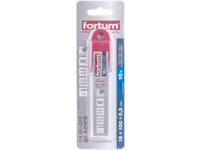 Brity olamovacie do univerzálneho noža čierne SK2, 18mm 10ks, 4780007