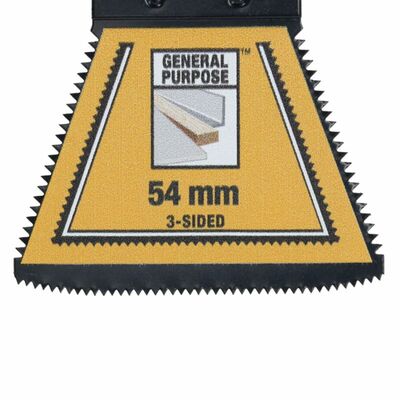 DeWalt DT20773 3-stranný bimetalový plátok pre multifunčenú brúsku, 54mm